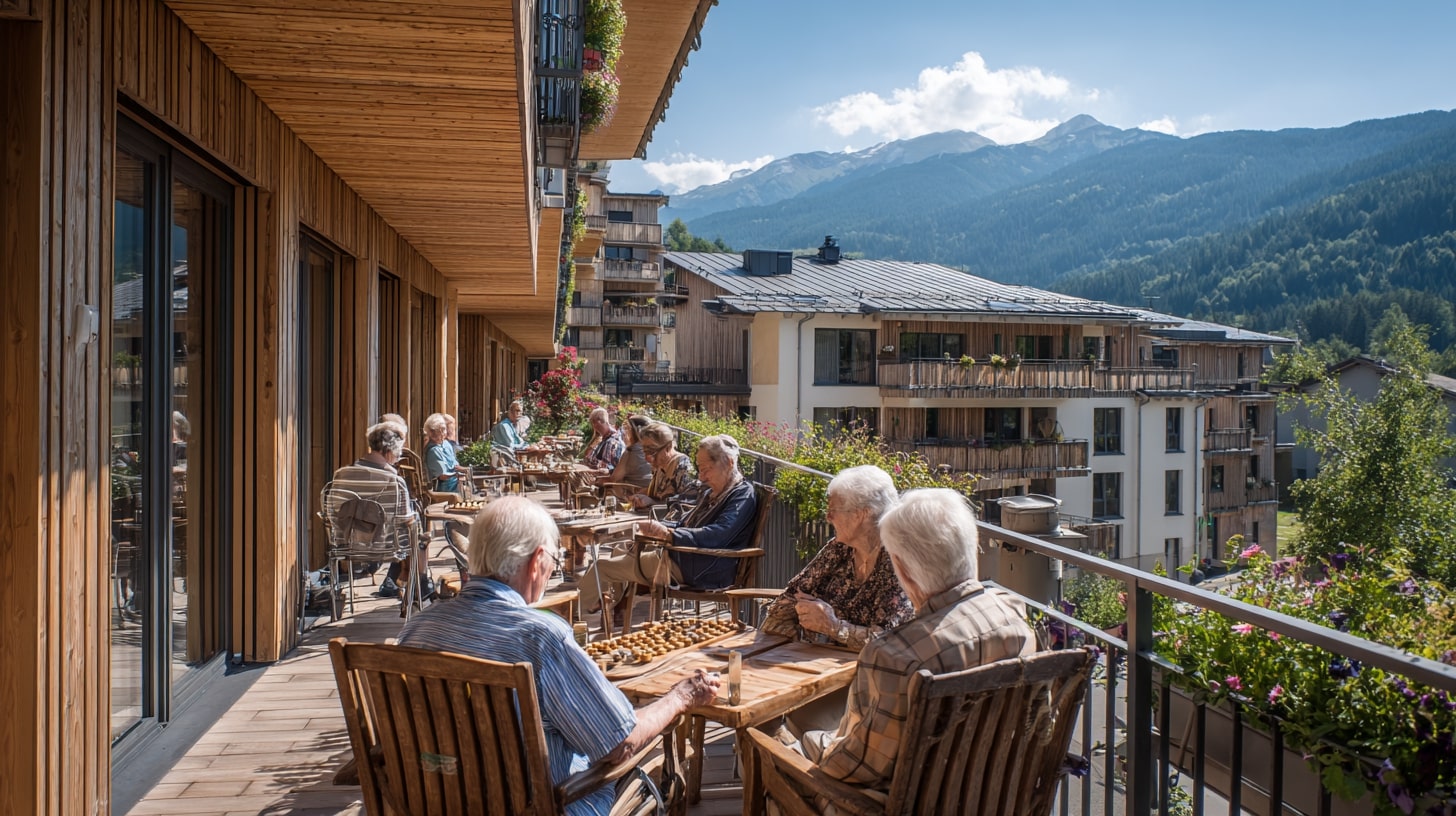 Résidences seniors en Haute-Savoie offrant autonomie et services collectifs dans un cadre sécurisé